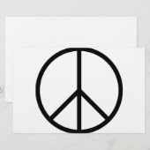 平和(CND) 便箋 (正面/裏面)