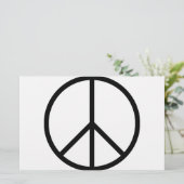 平和(CND) 便箋 (スタンド正面)