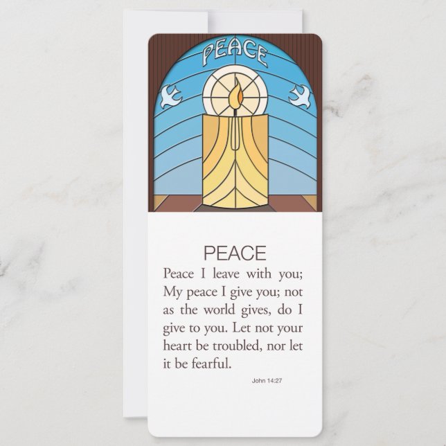 平和 – John 14 v27 (正面)