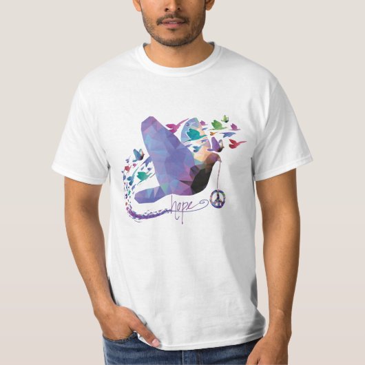 平和- Tシャツのための希望 Tシャツ (正面)