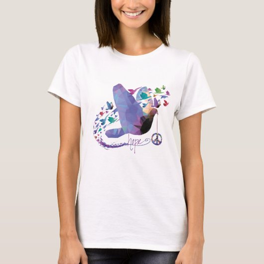 平和- Tシャツのための希望 Tシャツ (正面)