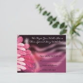 平和B'nai (ユダヤ教の)バル・ミツバーのこうもりの応答カードの双生児の鳩 出欠カード (スタンド正面)