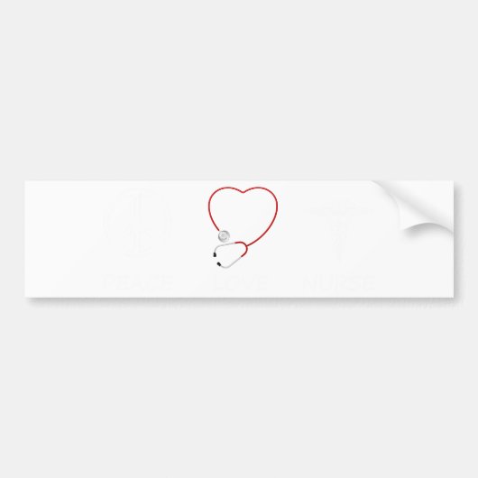 平和love43 バンパーステッカー (正面)