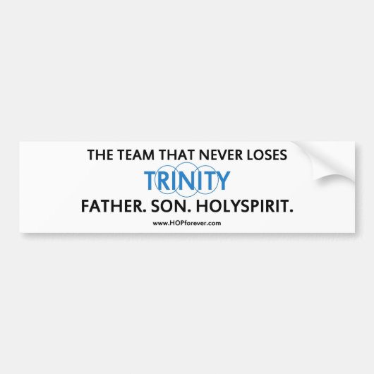 "平和Messagedのステッカーの先触れ" バンパーステッカー (正面)