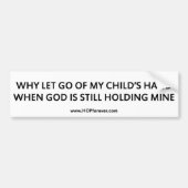 "平和Messagedのバンパーステッカーの先触れ" バンパーステッカー (正面)