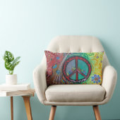 平和N愛アメリカ人のMoJoの枕 ランバークッション (椅子)