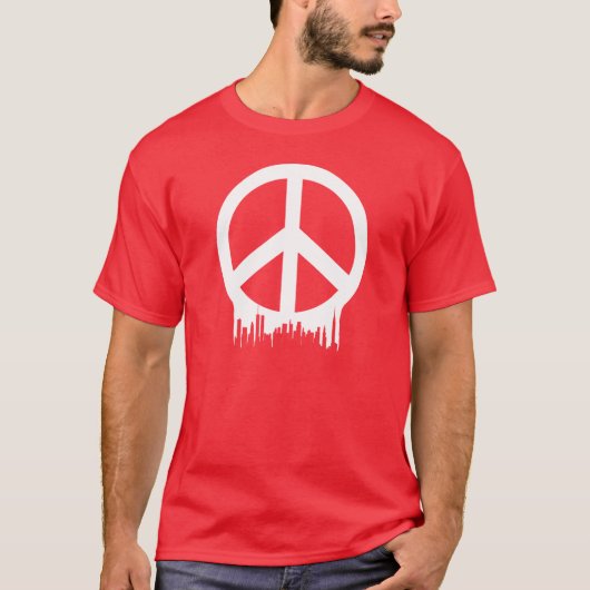 平和NYCスカイライン Tシャツ (正面)