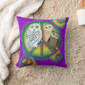 平和Owl~pillow クッション (ブランケット)