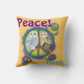 平和Owl~pillow クッション (裏面)