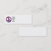 平和smの名前: AddressPhoneFax: 電子メール: スキニー名刺 (正面/裏面)