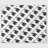 平和TシャツのHARAMBEの残り ラッピングペーパー (フラット)