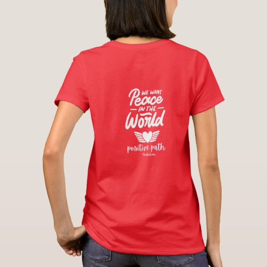 平和Tシャツ Tシャツ (裏面)