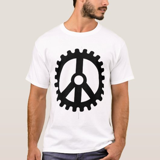 平和Tワイシャツのスプロケット Tシャツ (正面)