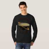 平土星会土星は平らな惑星である Tシャツ (正面フル)