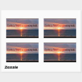 平地 長方形シール (シート)