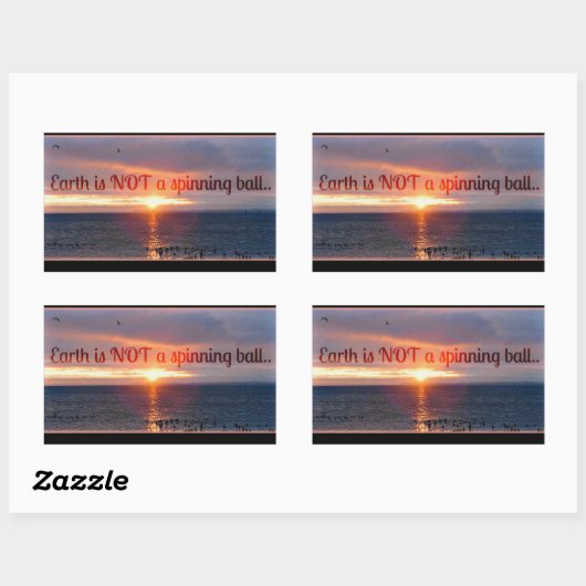 平地 長方形シール (シート)