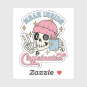 平均おもしろい内及びカフェイン入り引用文ビニル シール (シート)