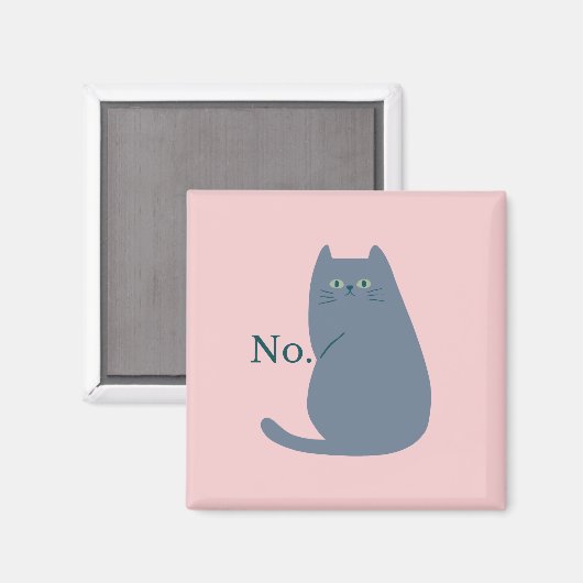 平均おもしろい猫 マグネット (正面/裏面)