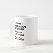 平均とものすごいおもしろマグカップ コーヒーマグカップ (正面左)