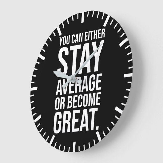 平均を保つ、または成素晴らし功、成功を収めるやる気を起こさせる ラージ壁時計 (傾斜)