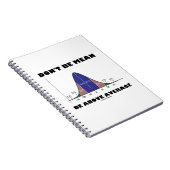 平均を超えてはいけない(ベルカーブユーモア) ノートブック (右側)