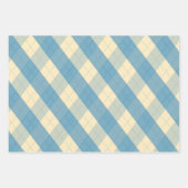 平均クリークアーガイルブルー ラッピングペーパーシート (正面3)