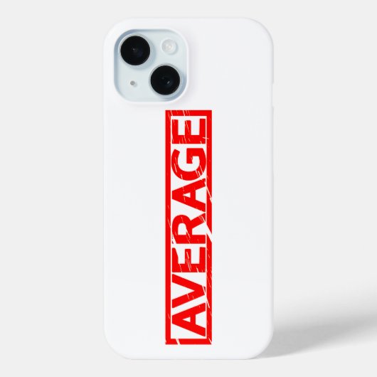 平均スタンプ Case-Mate iPhoneケース (裏面)