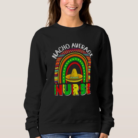 平均ナースメキシコフィエスタメキシコ スウェットシャツ (正面)