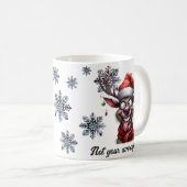 平均バックコーヒークリスマスマグカップではない コーヒーマグカップ (正面右)