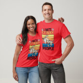 平均ペット犬のオーナードッグポップ・アートのアートマンガードッグ愛好家f tシャツ (ユニセックス)