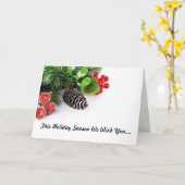 平均休日グリーティングカード カード (黄色い花)