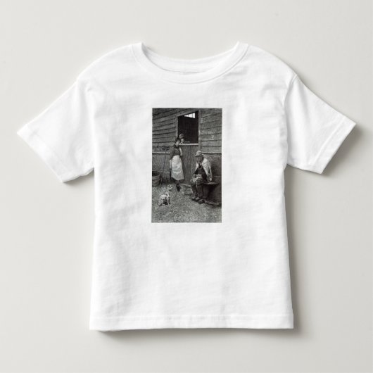 平均余裕期間， 1888年「レジャー時間」より トドラーTシャツ (正面)