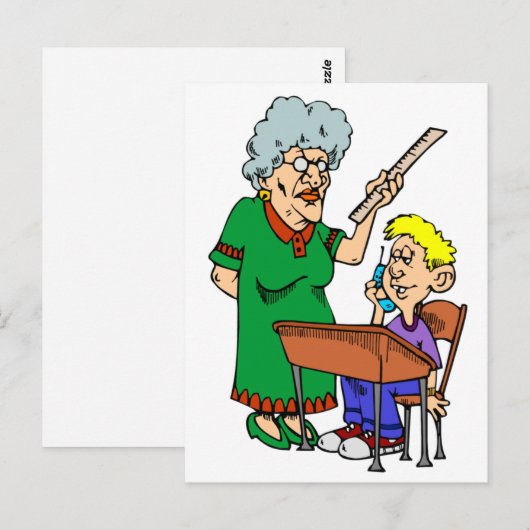 平均先生 ポストカード (正面/裏面)