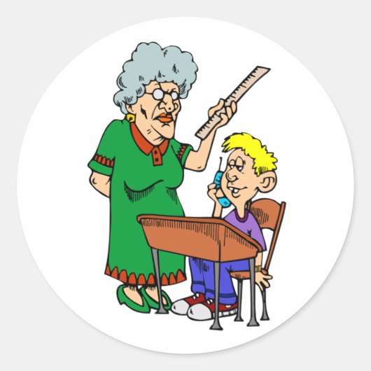 平均先生 ラウンドシール (正面)