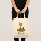 平均台上の少女 トートバッグ (正面(商品))