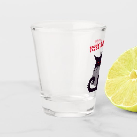 平均子猫 ショットグラス (左)