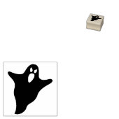 平均幽霊シルエットアートスタンプ ラバースタンプ (押印)