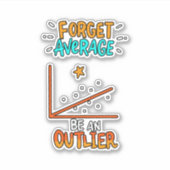 平均忘れはアウトリエ数学のプンのジョークのギフトである シール (正面)