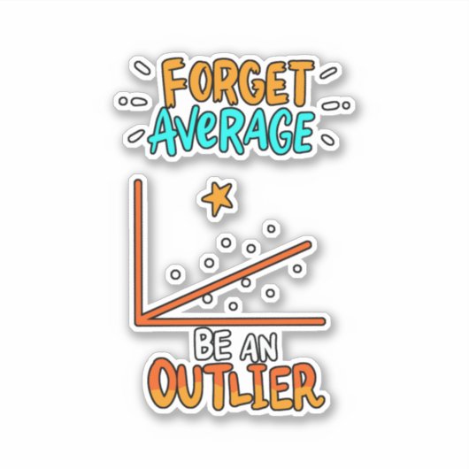 平均忘れはアウトリエ数学のプンのジョークのギフトである シール (正面)