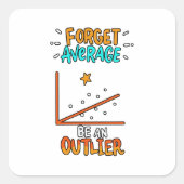 平均忘れはアウトリエ数学のプンのジョークのギフトである スクエアシール (正面)
