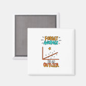 平均忘れはアウトリエ数学のプンのジョークのギフトである マグネット (正面/裏面)