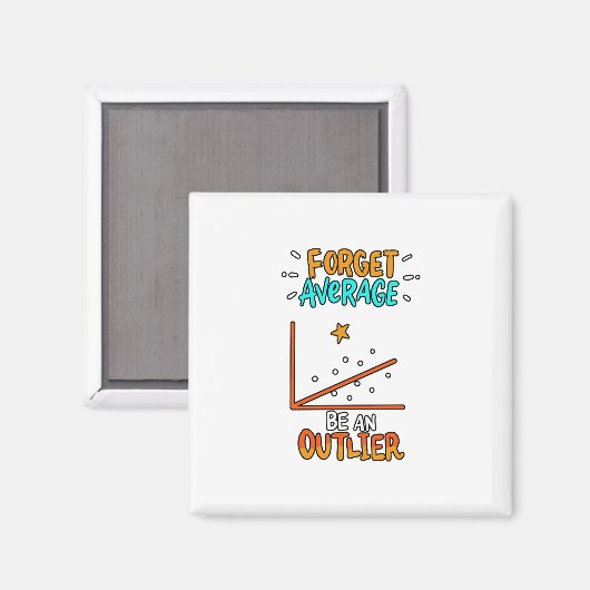 平均忘れはアウトリエ数学のプンのジョークのギフトである マグネット (正面/裏面)