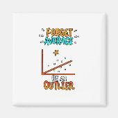 平均忘れはアウトリエ数学のプンのジョークのギフトである マグネット (正面)