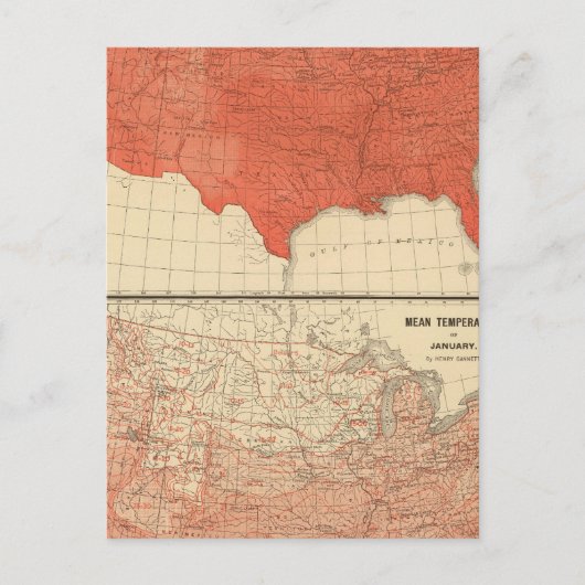 平均温度 ポストカード (正面)