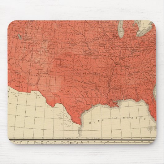 平均温度 マウスパッド (正面)