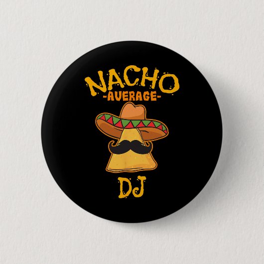 平均的じゃないDJ シンコデマヨ フィエスタ メキシコ パーティー 缶バッジ (正面)