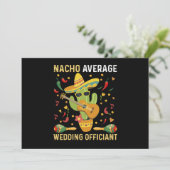 平均的ではないナチョの結婚式司式者 メキシコパーティー 招待状 (スタンド正面)