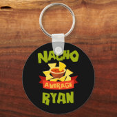 平均的ではないRyan 楽しい 誕生日 パーソナライズ キーホルダー (正面)