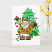 平均的なもつれた小人 カード (黄色い花)