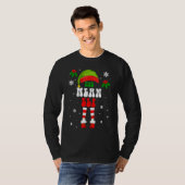 平均的なエルフのクリスマス家族お揃いXmasグループ Tシャツ (正面フル)